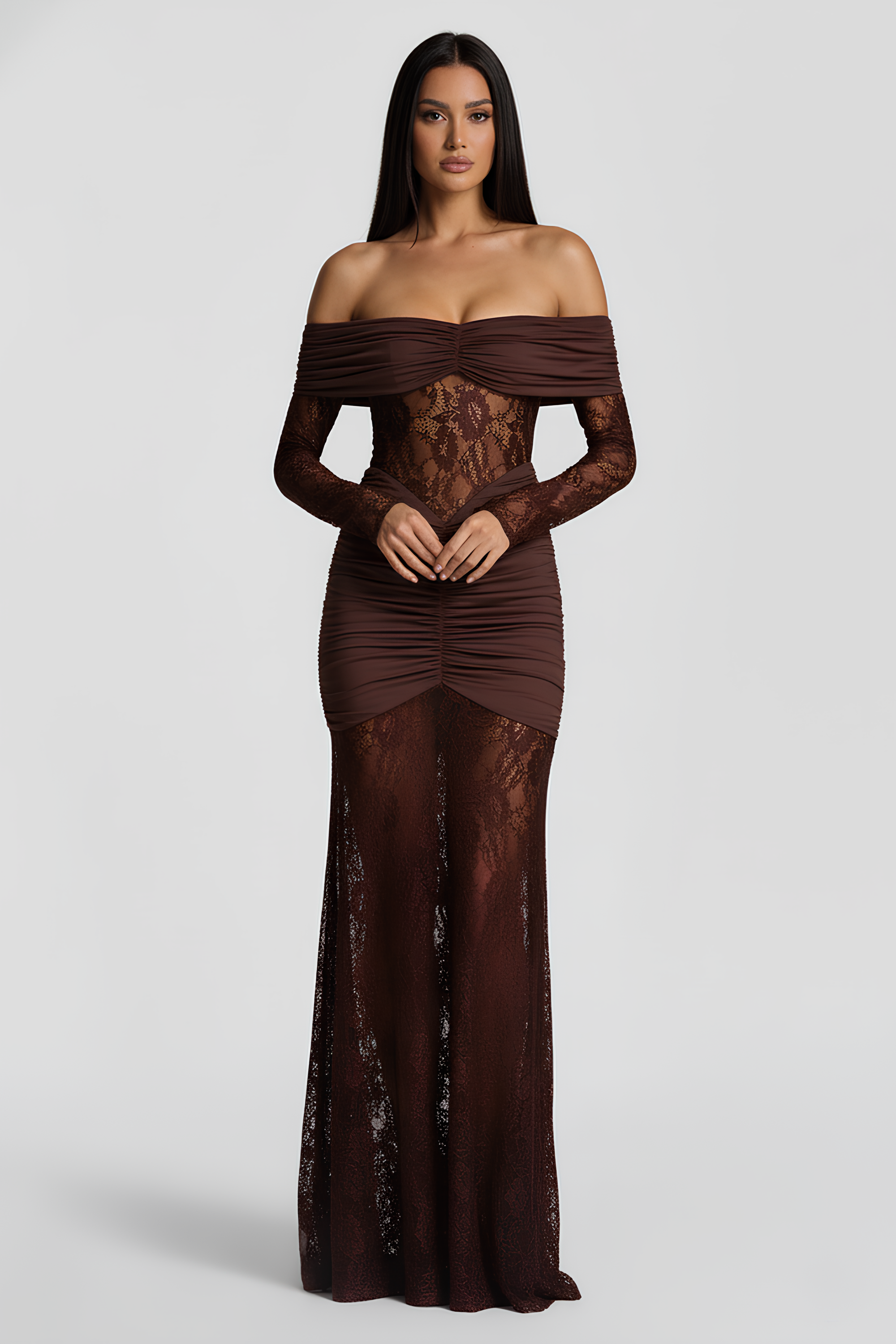 Karla ロングレースドレス