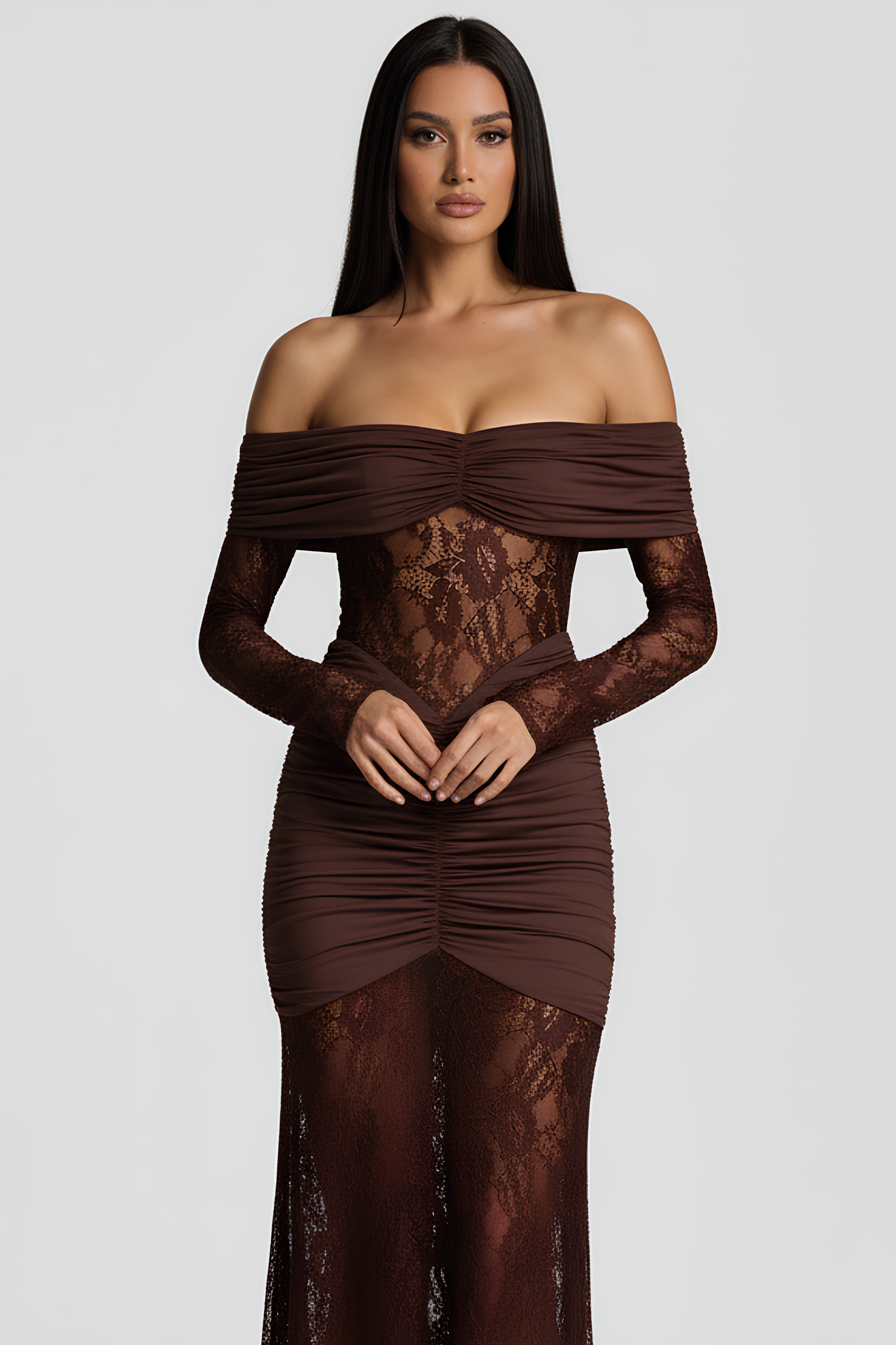 Karla ロングレースドレス