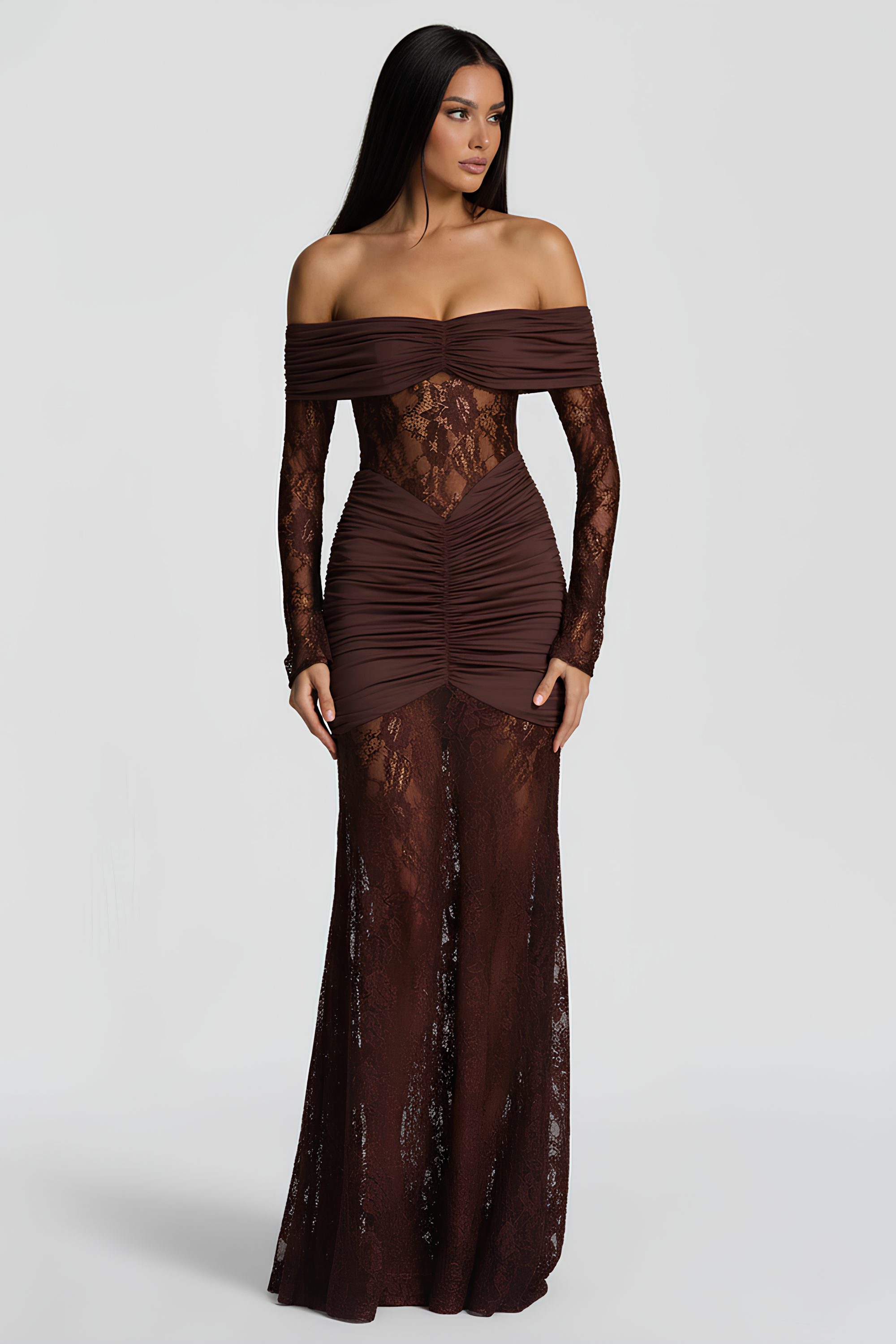 Karla ロングレースドレス