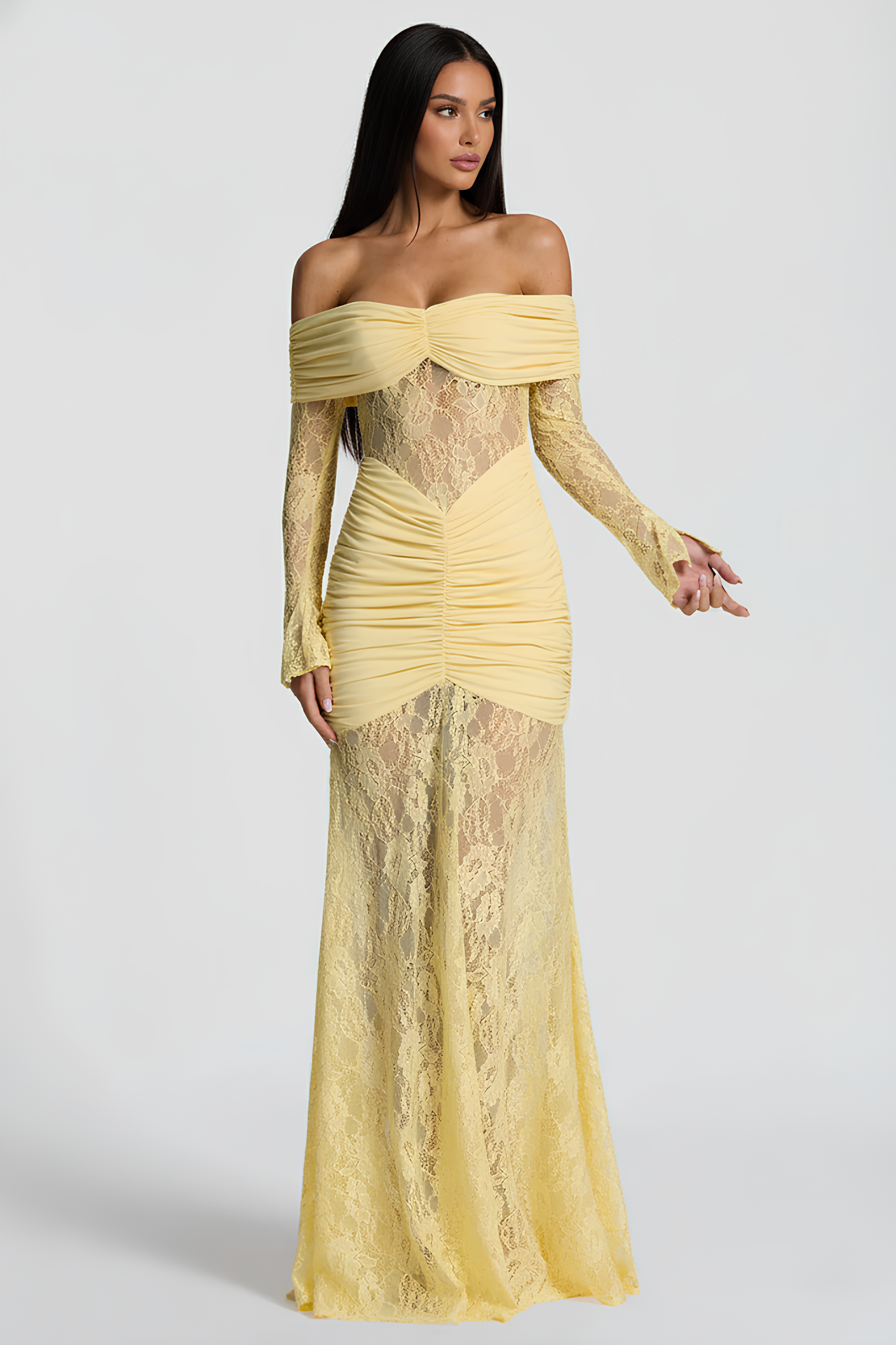 Karla ロングレースドレス