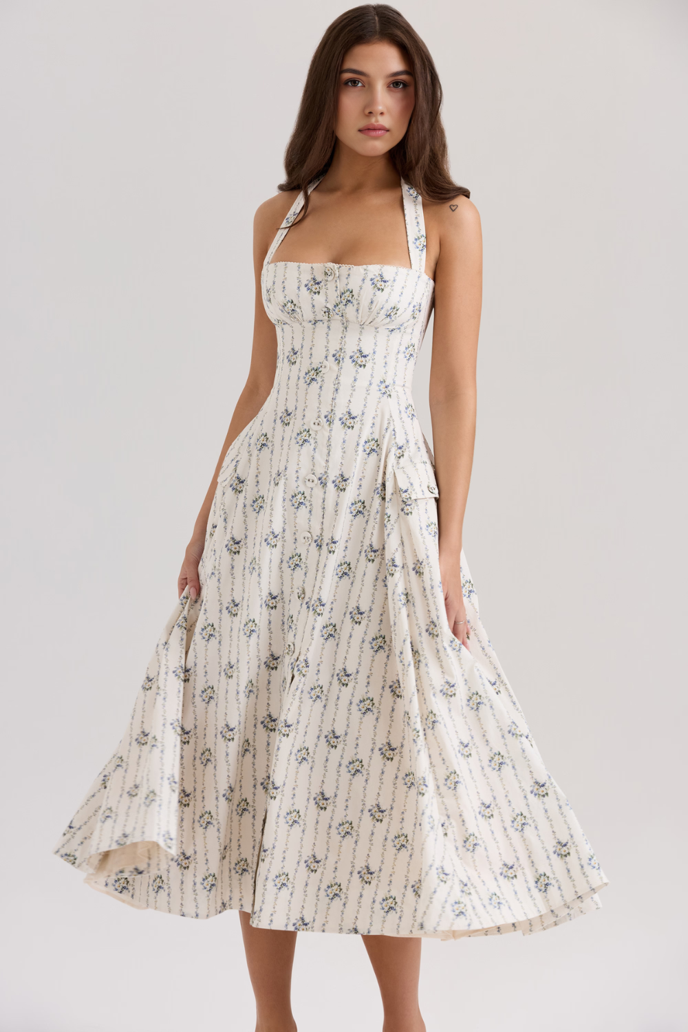 Layla ミディ丈ドレス