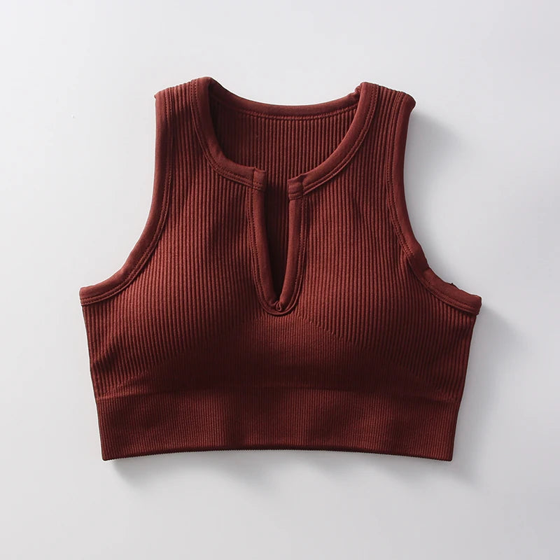 Seamless Reggiseno Sportivo Push Up - Top Push Up Sexy