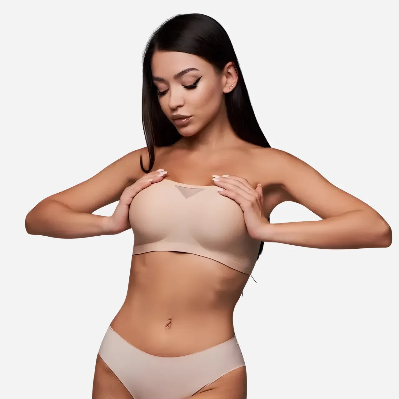 UltraFlexブラ - ストラップレス・取り外し可能カップ付き - 1枚買うと2枚