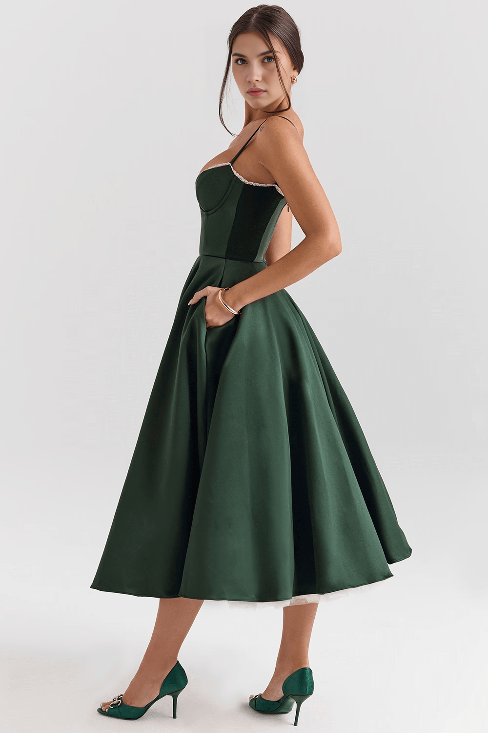 Sophia Midi Dress - Double Layer