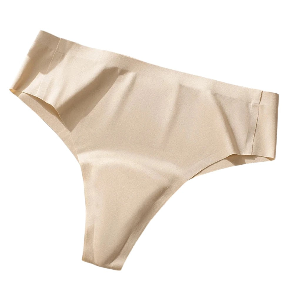 Tanga invisible anti-camel toe de tiro medio