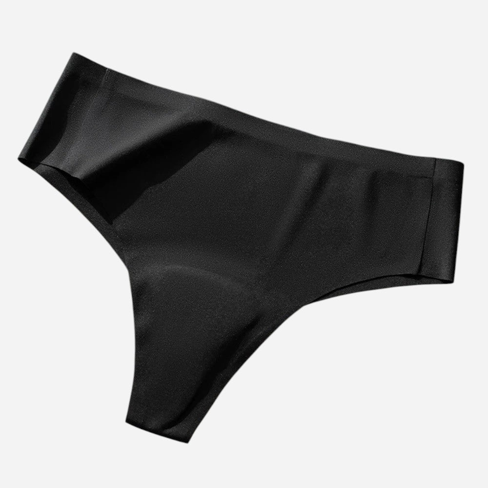 Tanga invisible anti-camel toe de tiro medio