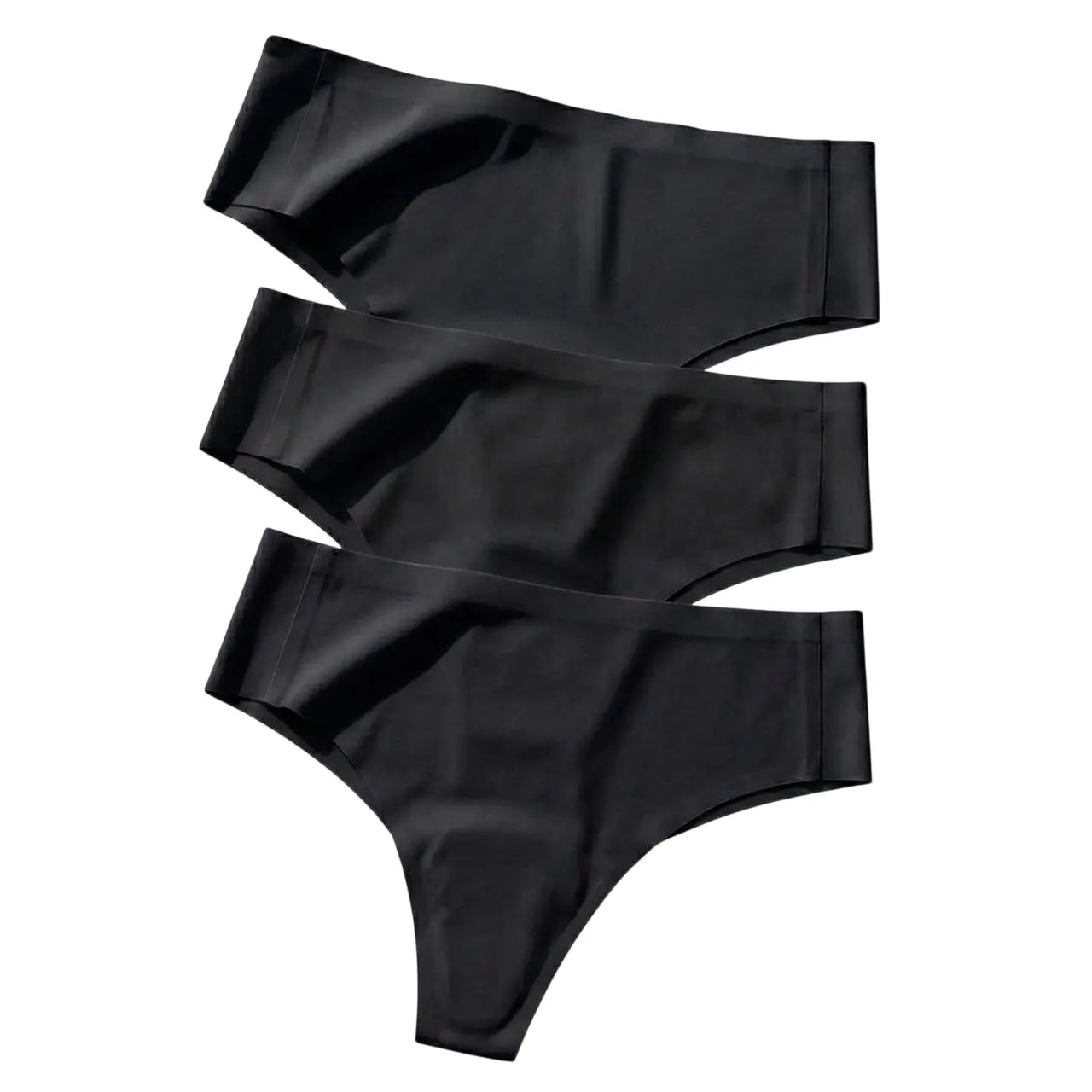 Tanga invisible anti-camel toe de tiro medio