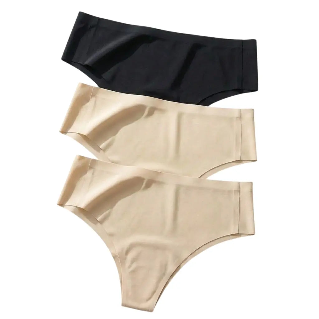 Tanga invisible anti-camel toe de tiro medio