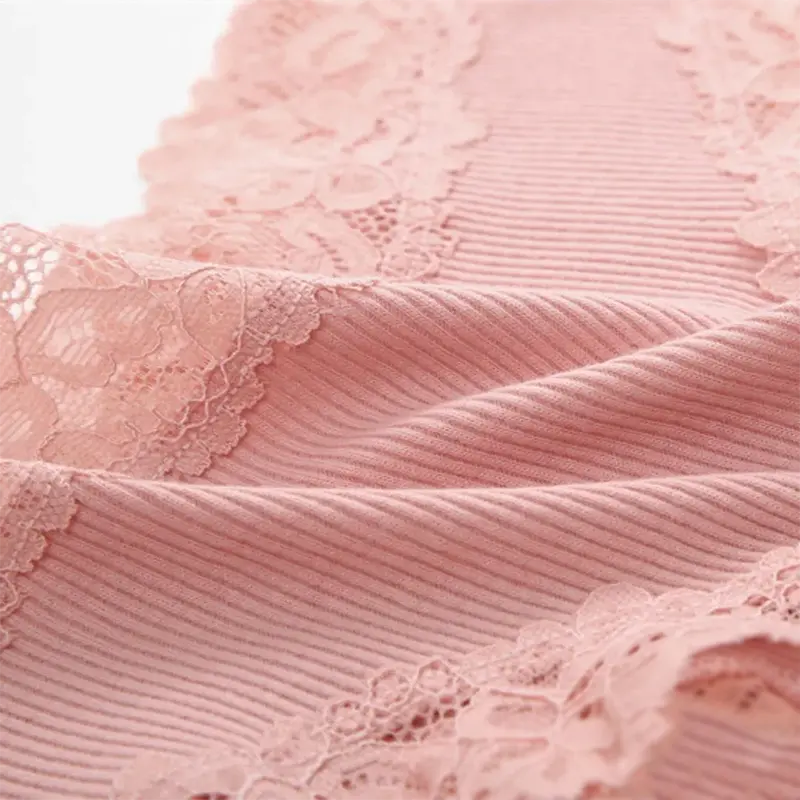CottonLace レースブラジリアン抗菌パンティー