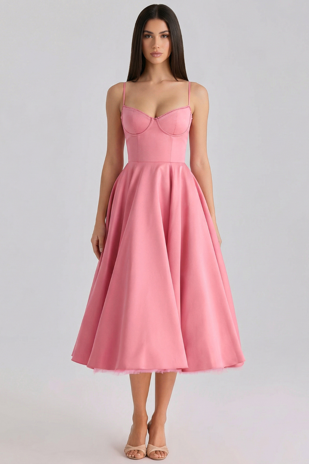 Sophia Midi Dress - Double Layer