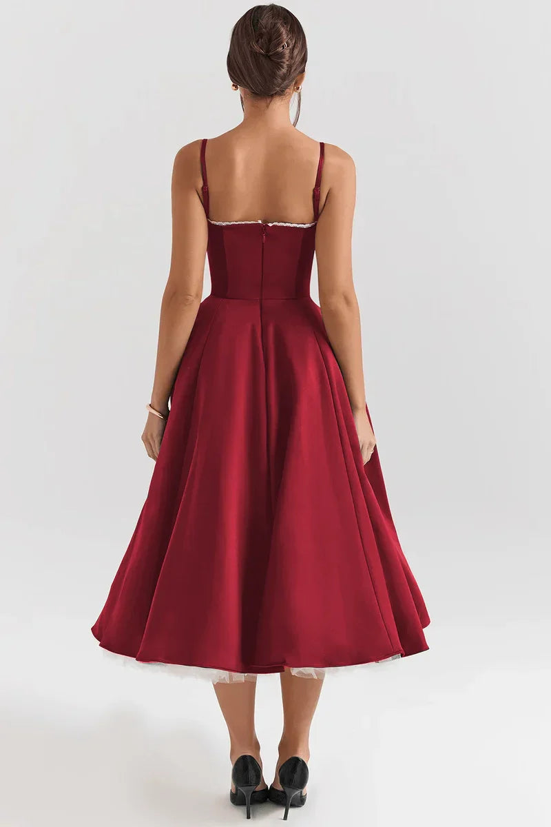Sophia Midi Dress - Double Layer
