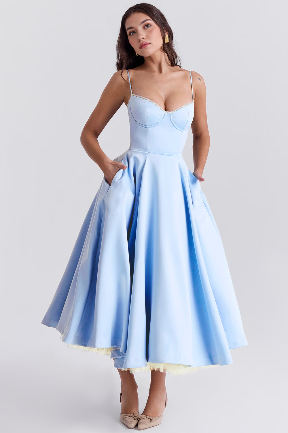 Sophia Midi Dress - Double Layer