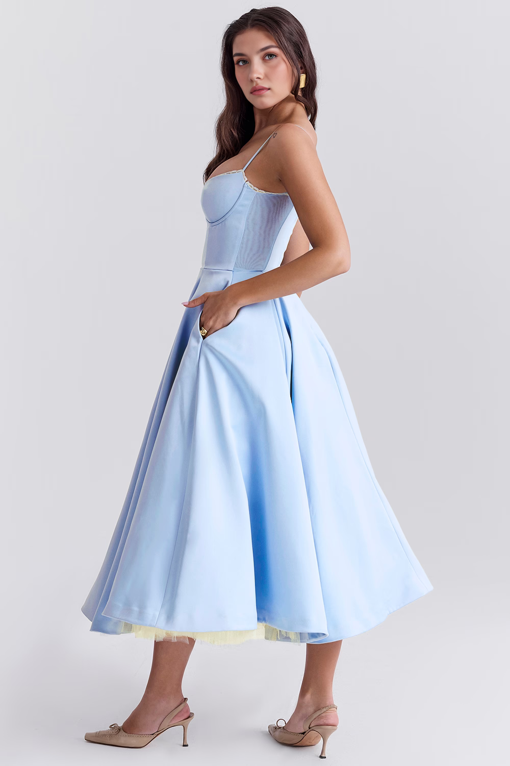Sophia Midi Dress - Double Layer