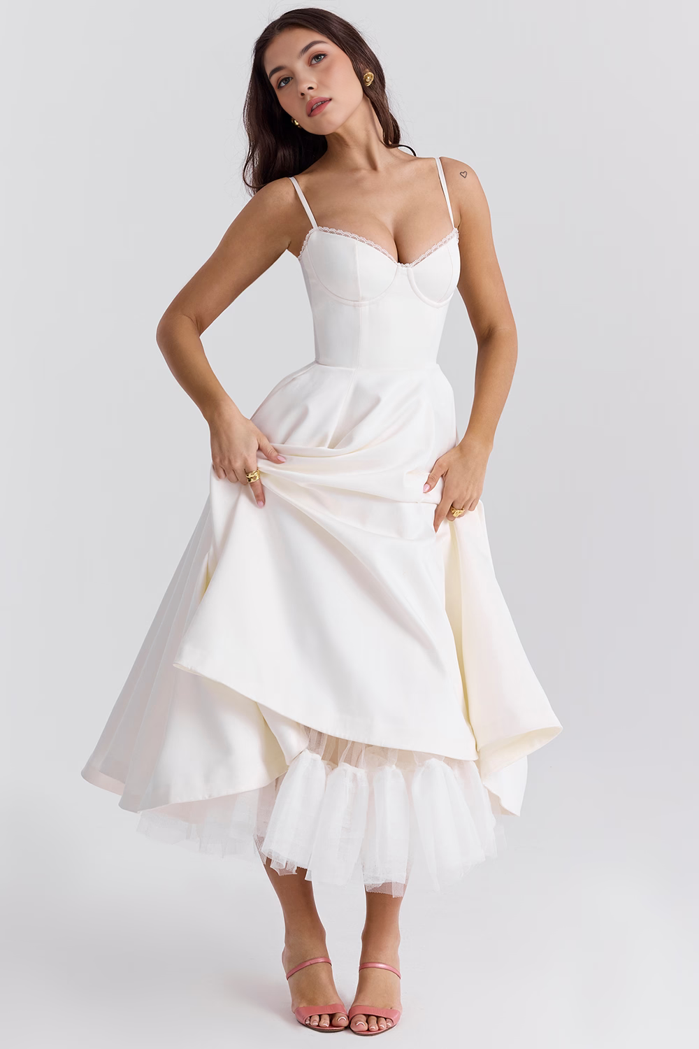 Sophia Midi Dress - Double Layer