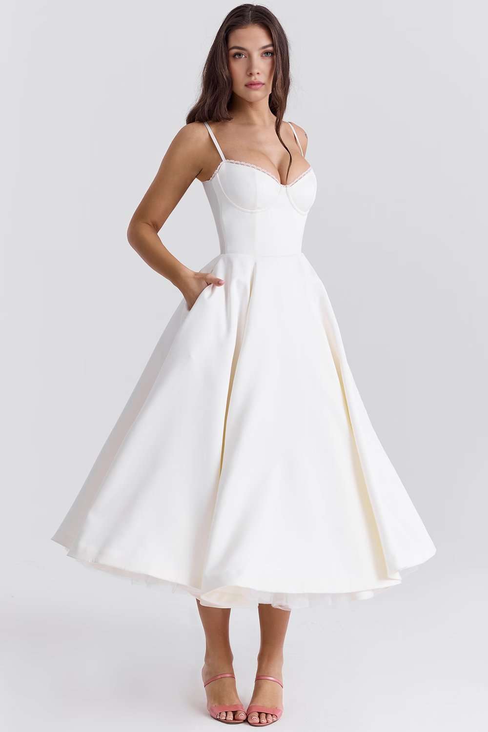 Cloe Midi Dress - Double Layer