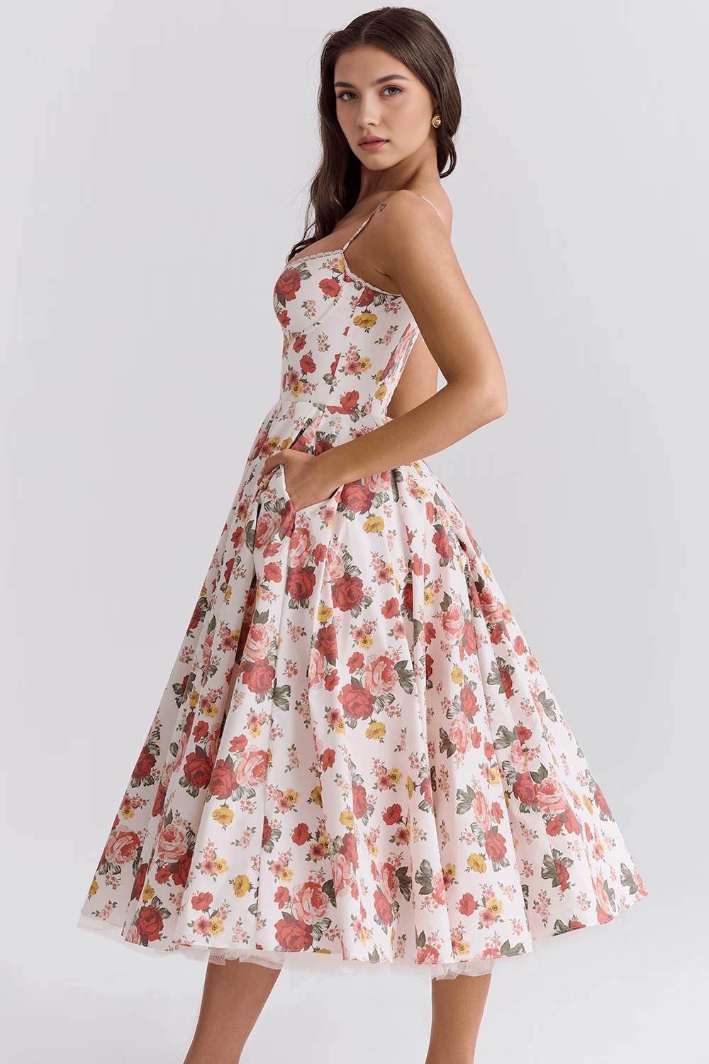Cloe Midi Dress - Double Layer