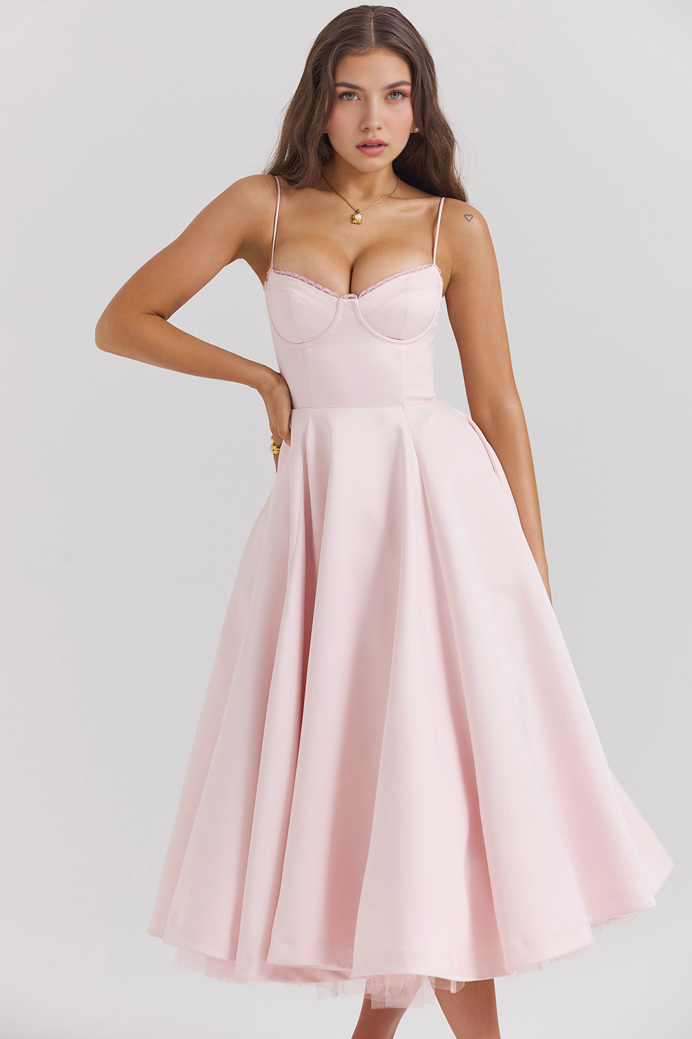 Sophia Midi Dress - Double Layer