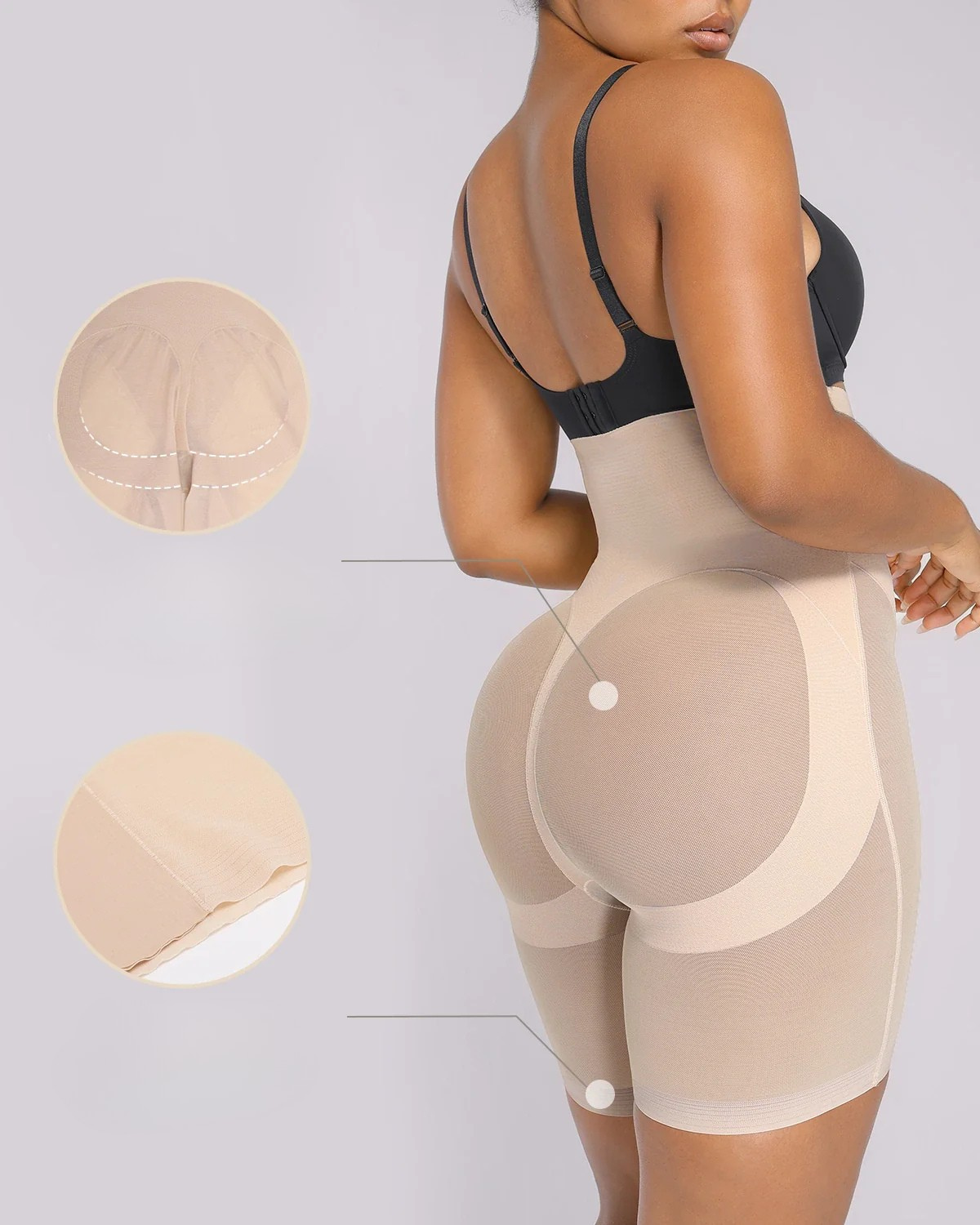 LiftMesh™ High-Waisted Butt-Lifting Shorts