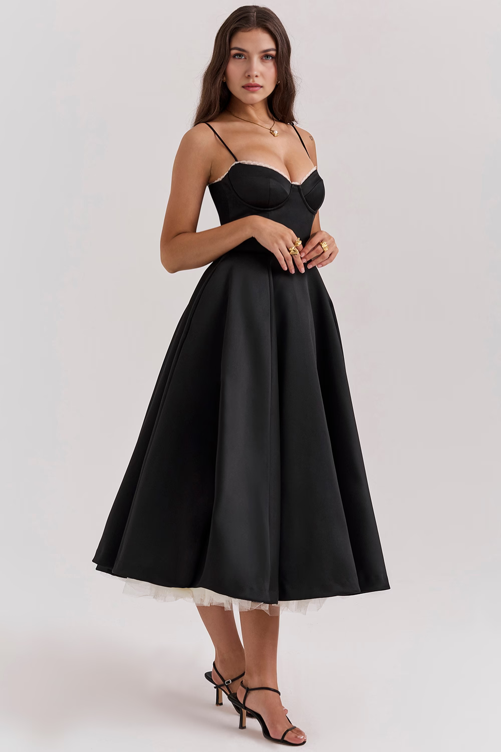 Sophia Midi Dress - Double Layer