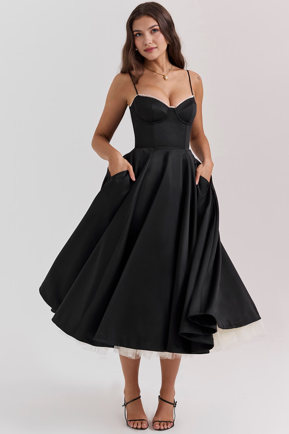 Sophia Midi Dress - Double Layer
