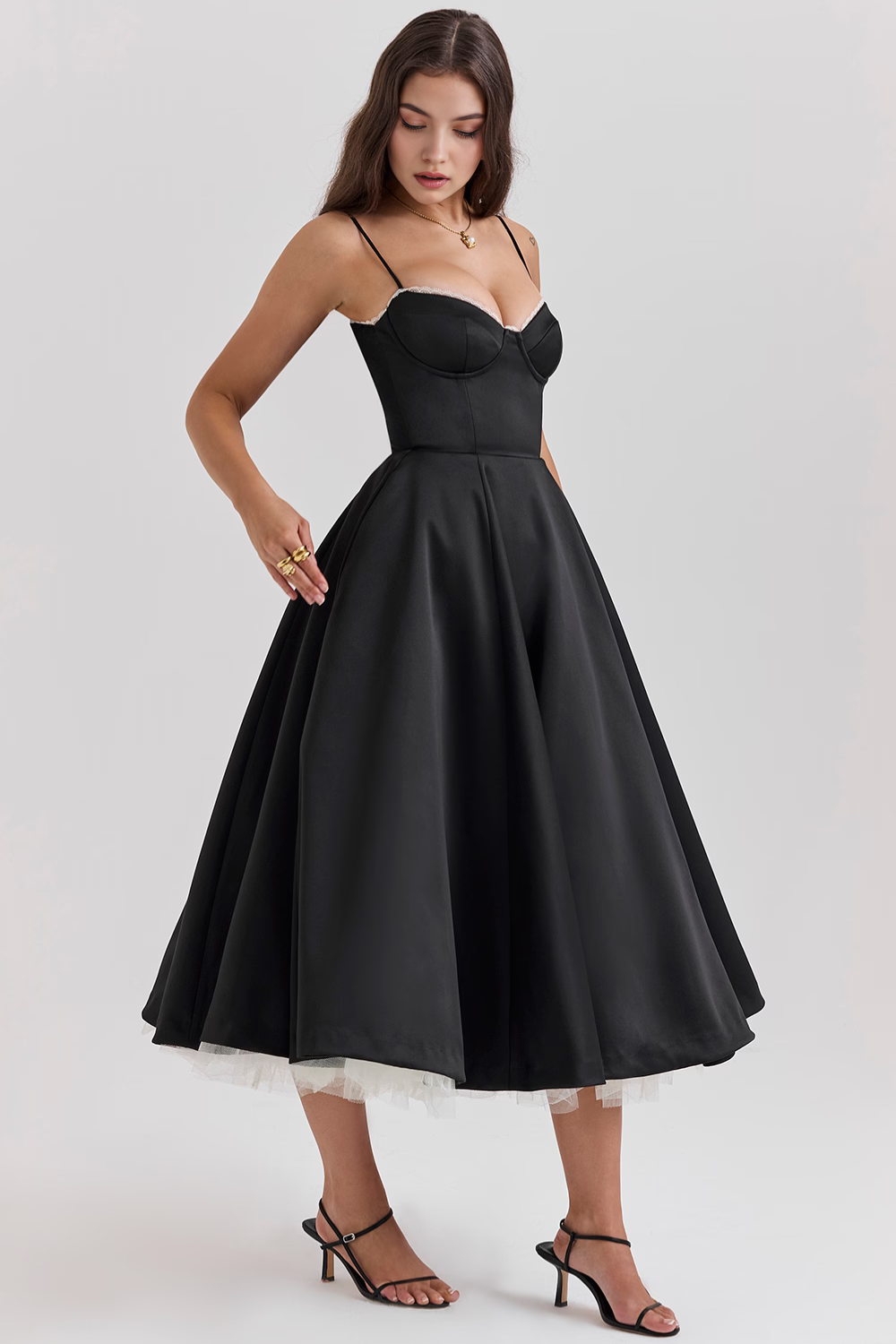 Sophia Midi Dress - Double Layer