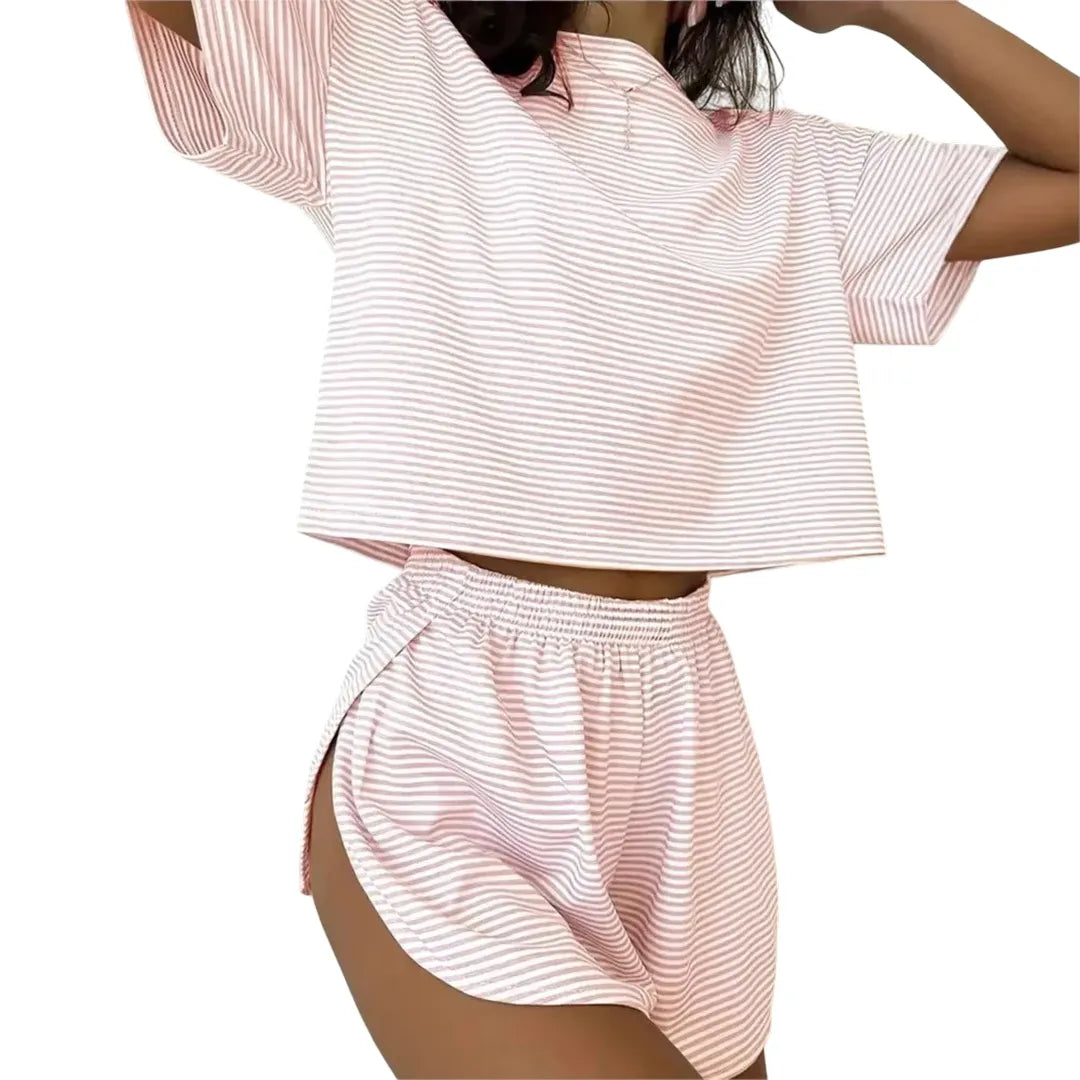 Women's Striped Pajama Set