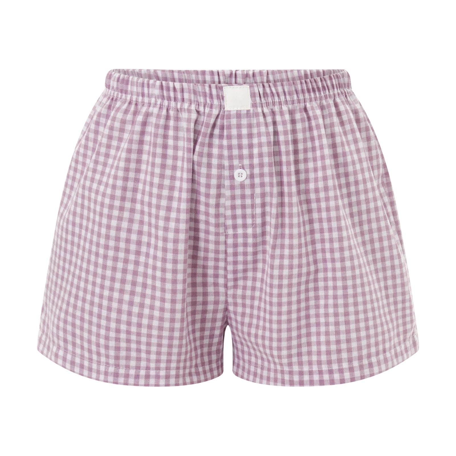 Calções Boxer com Cintura Elástica para Mulher