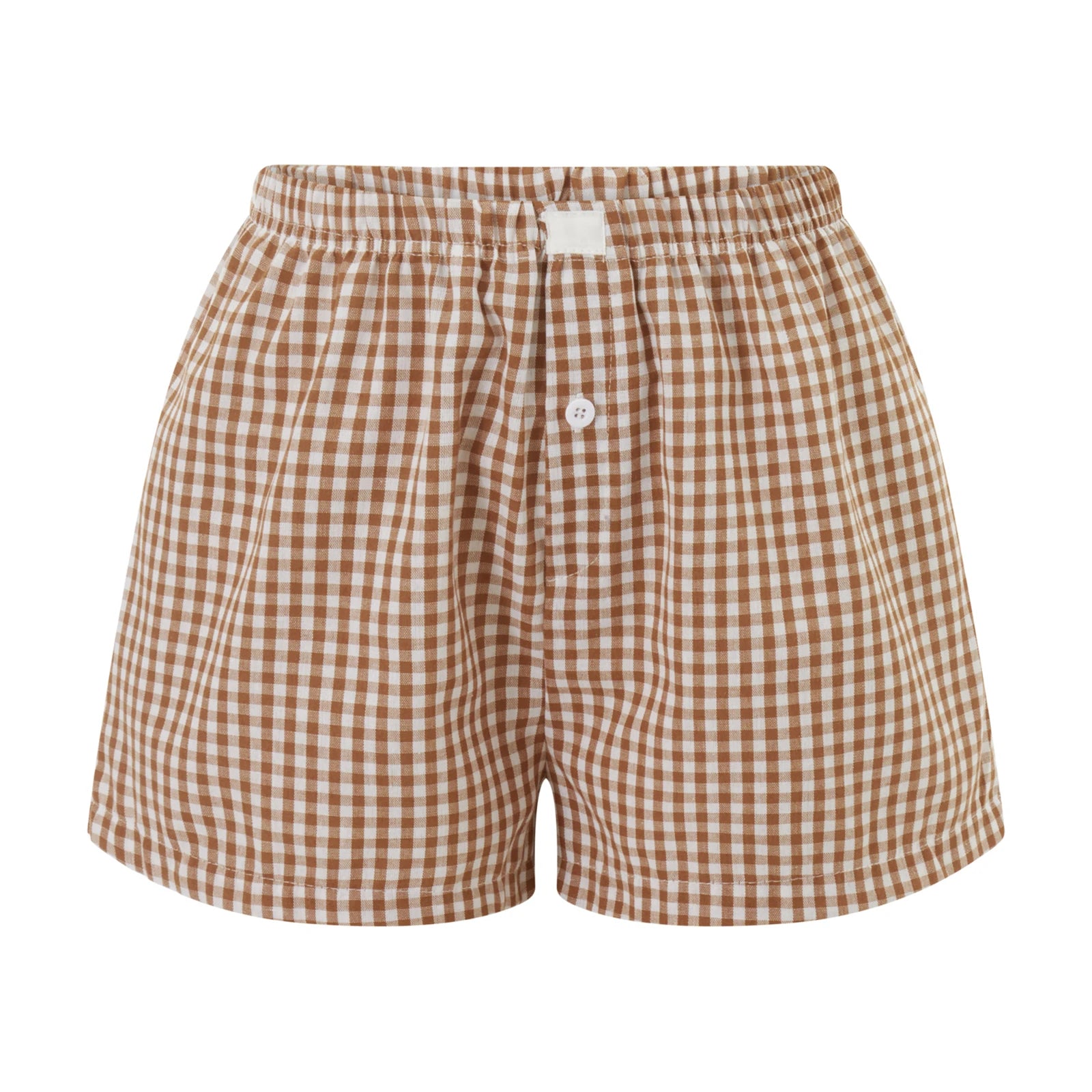 Calções Boxer com Cintura Elástica para Mulher
