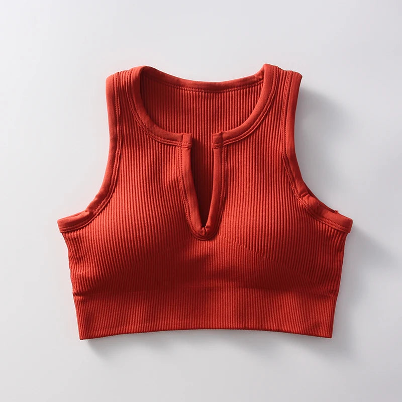 Seamless Push Up Sports Bra - Sexy Push Up Top