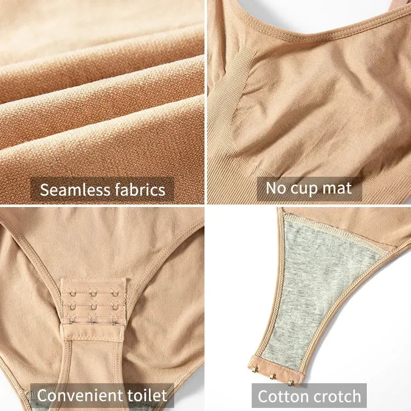 Suit Shape Slim Bodysuit - Silhouette and Comfort