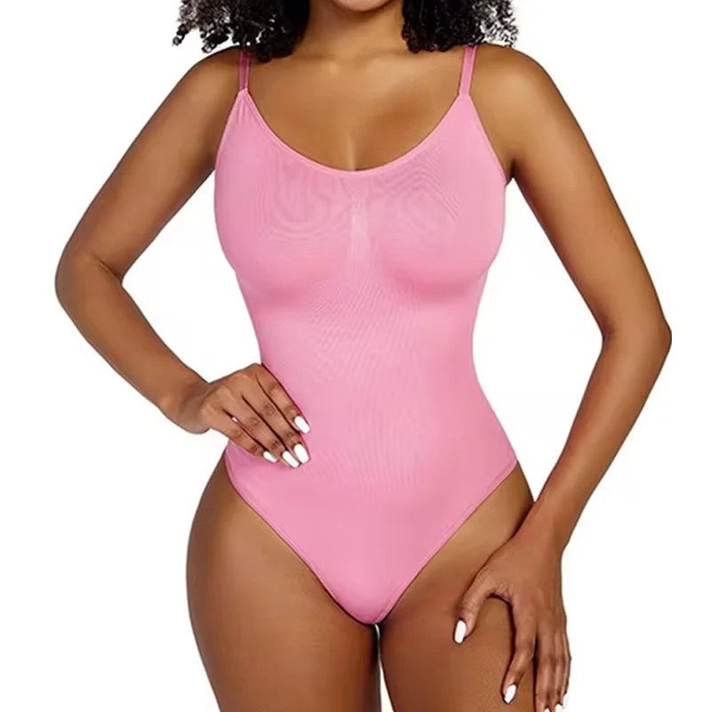 Suit Shape Slim Bodysuit - Silhouette and Comfort