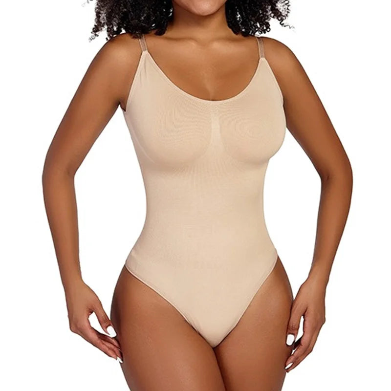 Suit Shape Slim Bodysuit - Silhouette and Comfort