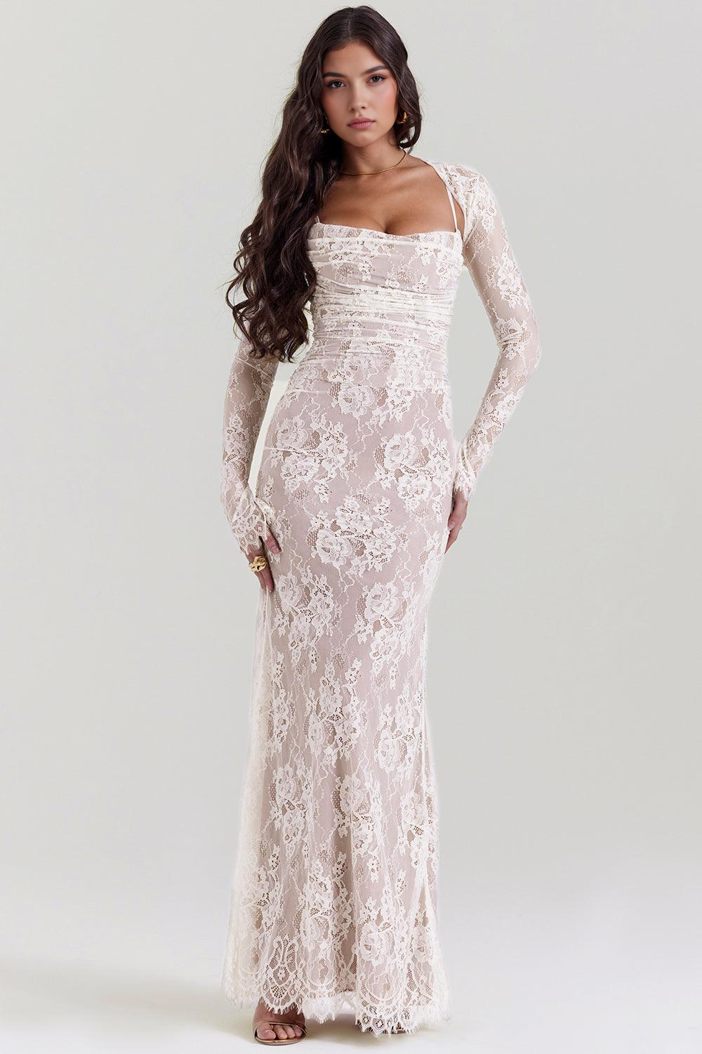 Briana Long Bustier Dress