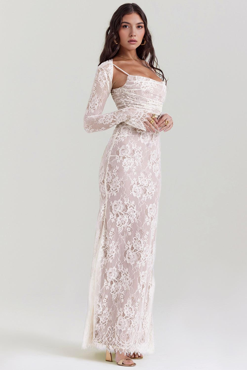 Briana Long Bustier Dress