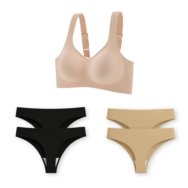 Invisible Comfort Set – 1 Comfort BH + 4 InvisiComfort Slips