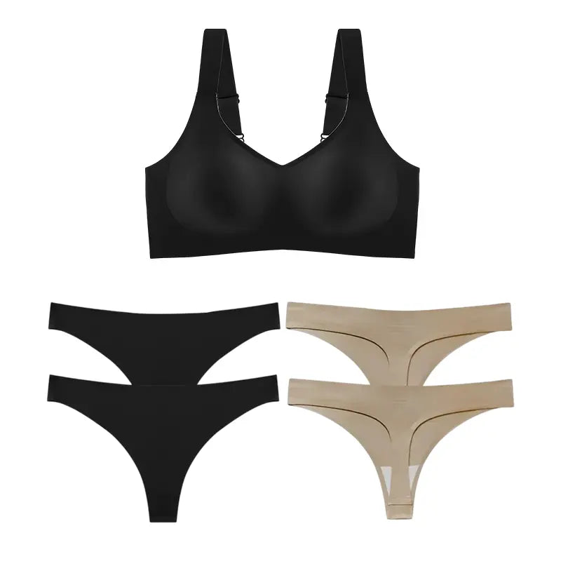 Invisible Comfort Set – 1 reggiseno Comfort + 4 slip InvisiComfort