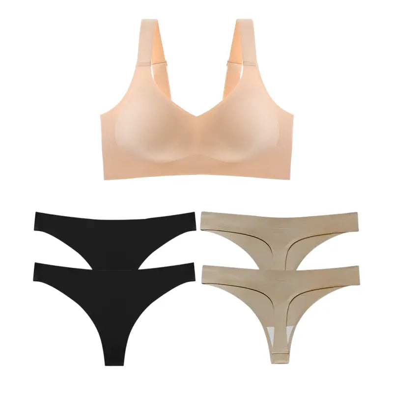 Invisible Comfort Set – 1 reggiseno Comfort + 4 slip InvisiComfort
