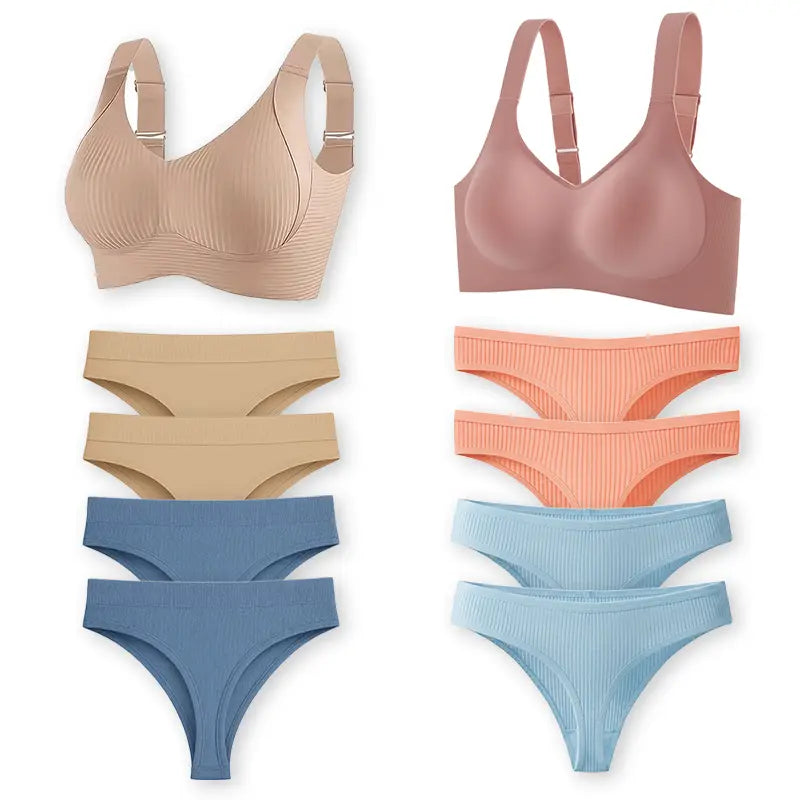 Comfort Plus Set – 2 Comfort Plus Bras + 4 FlexFit + 4 CottonComfort Panties